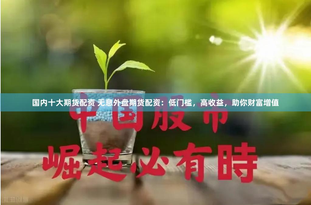 国内十大期货配资 无息外盘期货配资:低门槛,高收益,助你财富增值