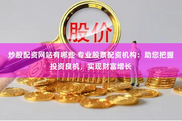 炒股配资网站有哪些 专业股票配资机构:助您把握投资良机,实现财富增长